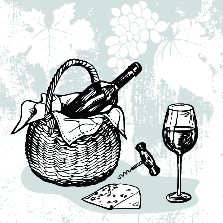Picnic with Wine 720