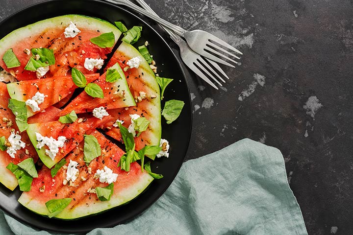 Grilled Watermelon with Feta and Basil - Foley Family Wines