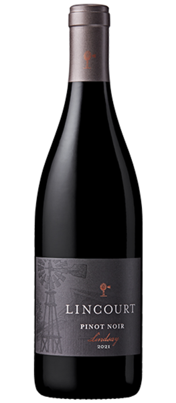 bottle shot lindsay pinot noir 2021