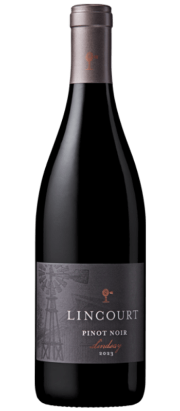 bottle shot lindsay pinot noir 2023