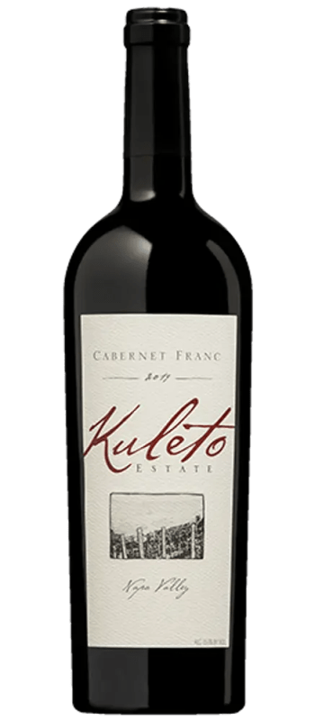 2019 kuleto estate cabernet franc napa valley bottle shot