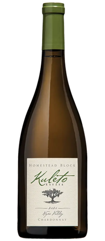 2020 kuleto estate homestead block chardonnay napa valley bottle shot