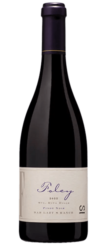 bar lazy s ranch pinot noir 2022 sta rita hills bottle shot