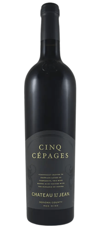 cinq cepages 2012 sonoma county bottle shot