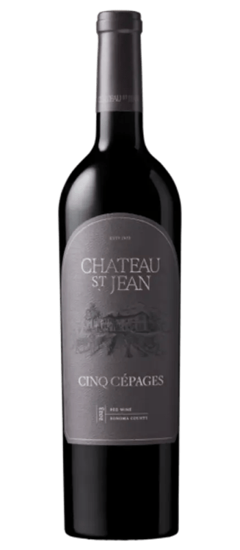 cinq cepages 2023 sonoma county bottle shot