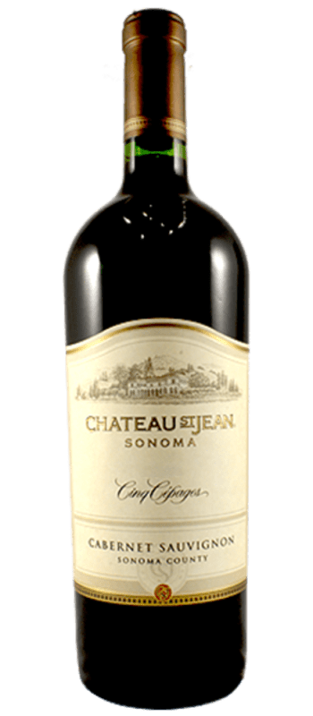 cinq cepages cabernet sauvignon 2011 sonoma county bottle shot