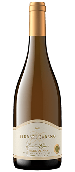 emelias cuvee chardonnay 2022 russian river valley bottle shot
