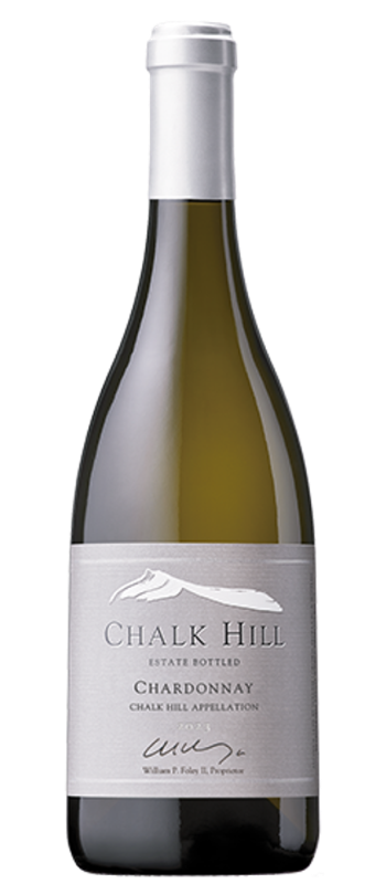 estate chardonnay 2023 chalk hill bottle shot