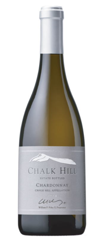 estate chardonnay 2024 chalk hill bottle shot