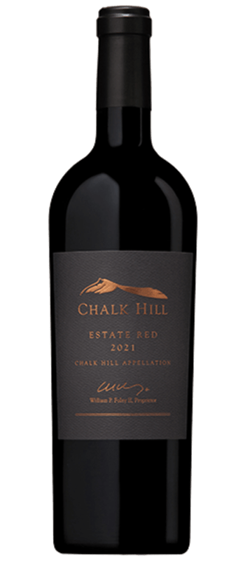 estate red 15l magnum 2021 chalk hill bottle shot