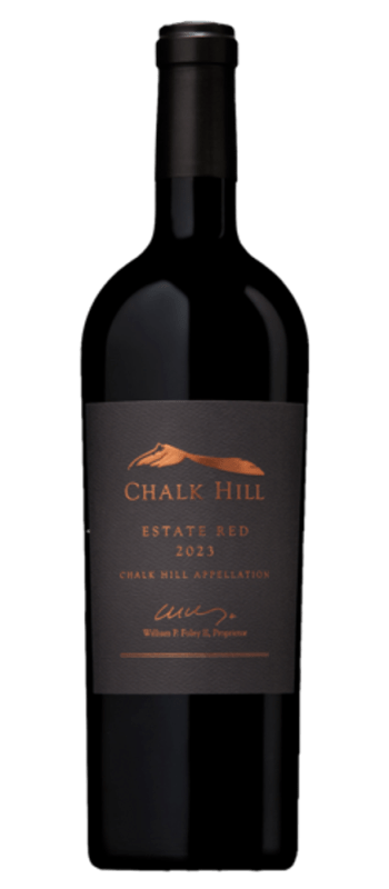 estate red 2023 chalk hill bottle shot
