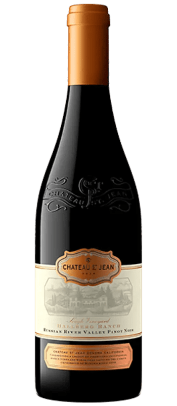 hallberg ranch pinot noir 2019 russian river valley bottle shot