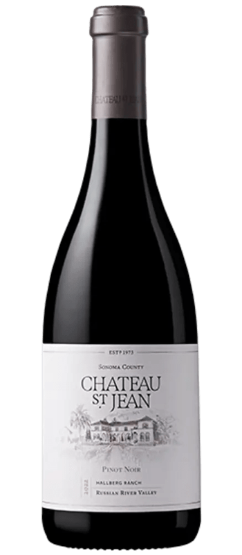 hallberg ranch pinot noir 2022 russian river valley bottle shot