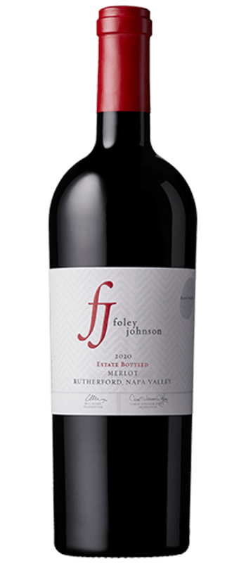 handmade merlot 2020 rutherford bottle shot