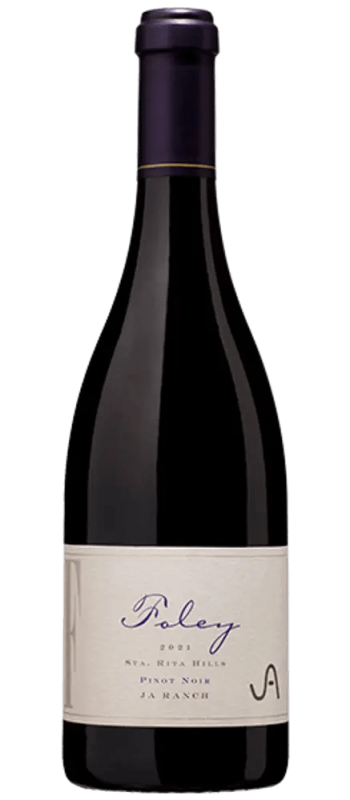 ja ranch pinot noir 2021 sta rita hills bottle shot