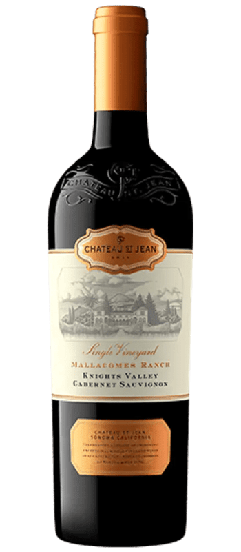 mallacomes vineyard cabernet sauvignon 2019 knights valley bottle shot