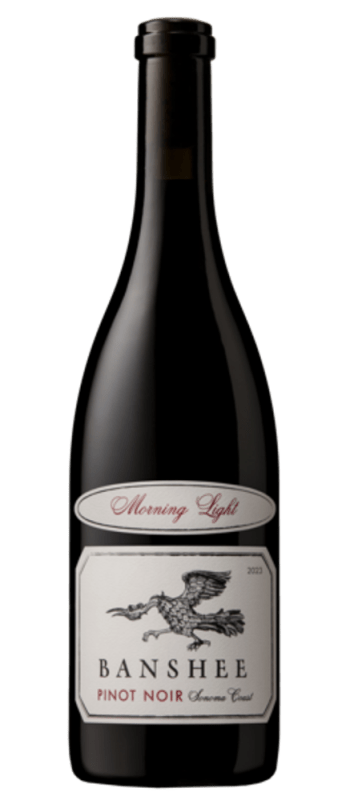 morning light pinot noir 2023 sonoma coast bottle shot