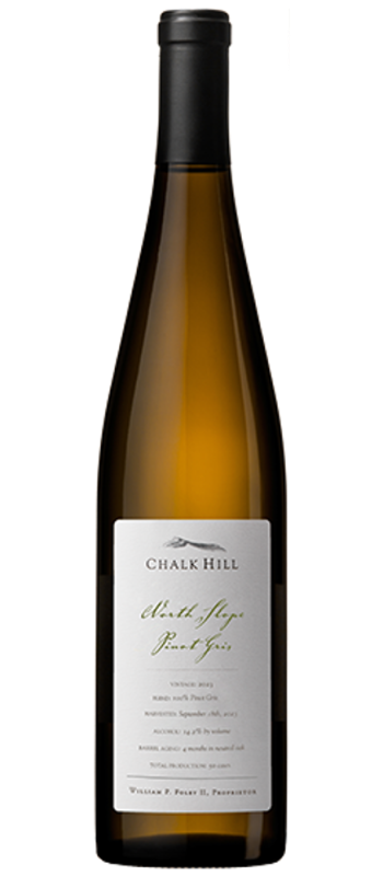 north slope pinot gris 2023 chalk hill bottle shot