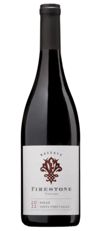 reserve Syrah 2022 santa ynez valley bottle shot