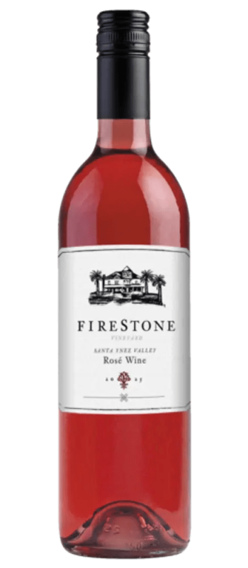 rose 2025 santa ynez valley bottle shot