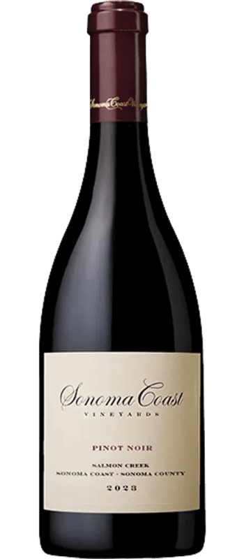 salmon creek pinot noir 2023 sonoma county bottle shot