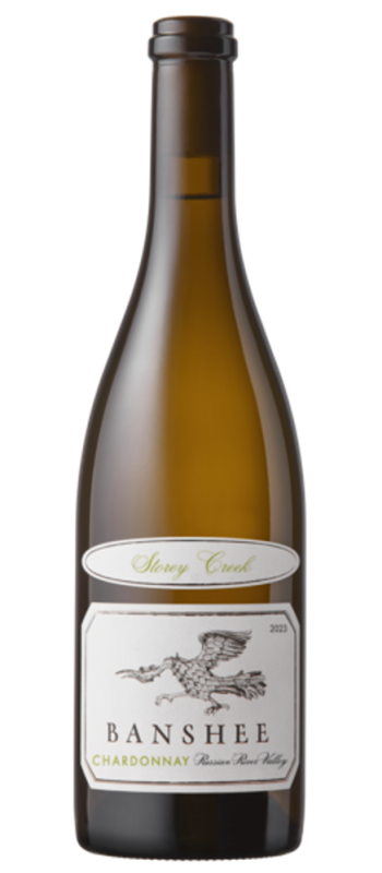 storey creek chardonnay 2023 russian river valley bottle shot