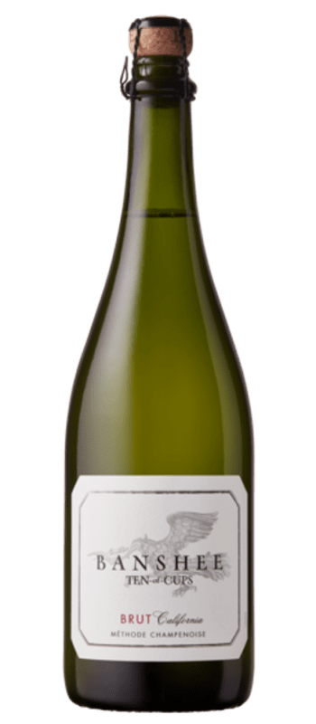 ten of cups sparkling wine california bottle shot