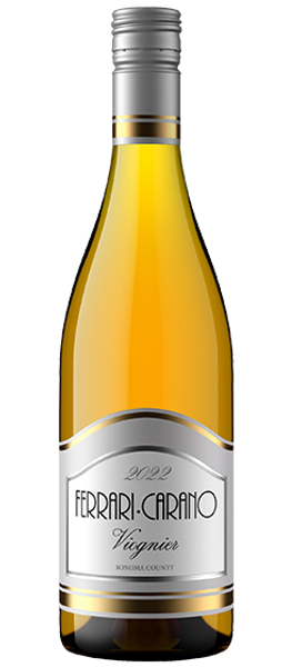viognier 2022 sonoma county bottle shot