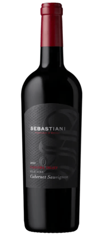 old vine cabernet sauvignon 2023 sonoma valley bottle shot