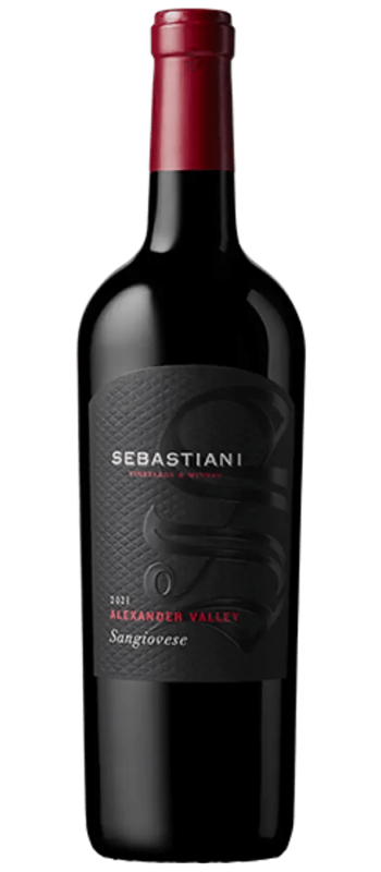 sangiovese 2021 alexander valley bottle shot